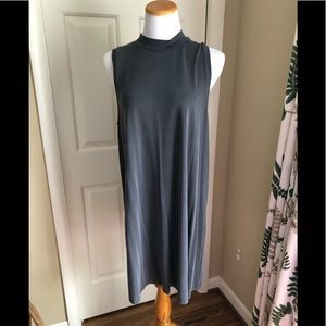 Madewel XL gray sleeveless mock turtle dress